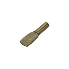 50 PCS Shelf Pegs Pins Solid Metal Antique Bronze Spoon Shape 6mm 0.24 Inch