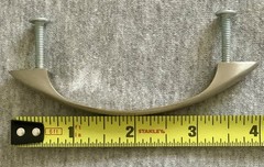 Drawer Pulls Set Of 22 Brushed Nickel, Some Screws With Rust