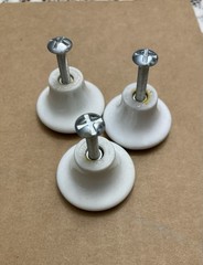 10 Vintage Porcelain Ceramic Drawer Cabinet Door Pull Knobs White Gold Pink Rose
