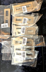JVJ Hardware Backplates in Satin Nickel finish