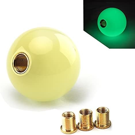 Universal Gear Shifter Glowing Pearl Ball Shift Knob for Manual/A Color: Green