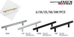 T Bar Pulls Cabinet Hardware Handles OL / CC:156/96(mm) & OL /CC 188/128 (mm)