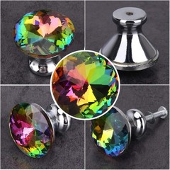 Spriak 10 Pack Drawer Knobs, 30mm 30 millimeters, Colorful Lovely 10Pack