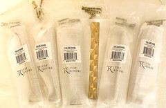 LOT 6 Cabinet Handles PULLS Top Knobs TK562HB Quilted 6 5/16″ Center-Center NEW