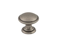 4 TK Top Knobs Rounded 1-1/4” Cabinet Drawer Pewter Antique M1226 New – Dakota