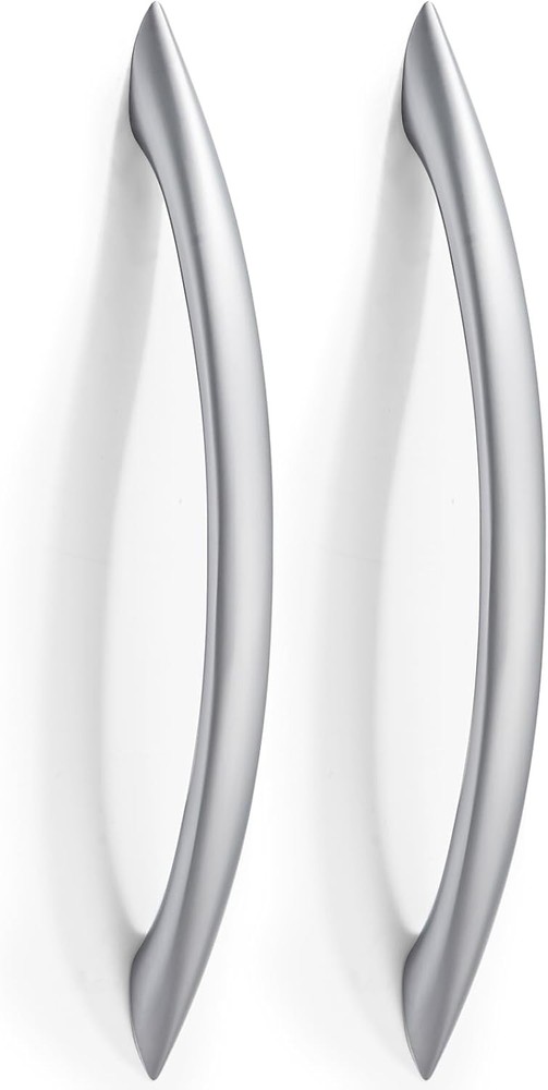 L&lonpa 30 Pack Matt Chrome Cabinet Handles-5 inch/128mm Screw Spacing Arch Draw