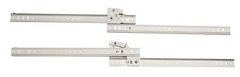 White Ball Bearing Side Mount Drawer Slides Less Bracket 22″ Length – pack of 20