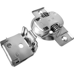 1 1/4 Overlay Restricted Angle to 90 Deg Soft Close Face Frame Cabinet Hinge(2))
