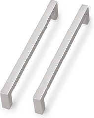 30 Pack Stainless Steel Cabinet Handles, 8 Inch Brushed Nickel Pulls