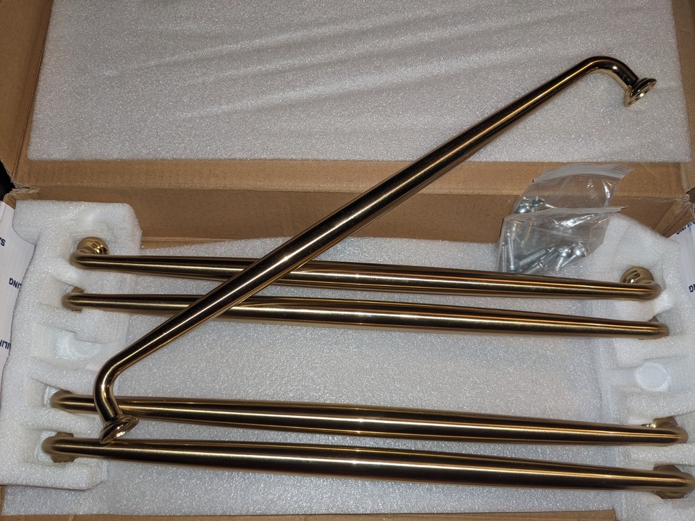 5 Pack 320mm 12.6″ Champagne Bronze Solid Cabinet Handles Drawer Pulls