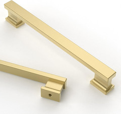 10 Pack 5 Inch(128Mm) Brushed Satin Nickel Kitchen Cabinet Handles, Cabinet Pull