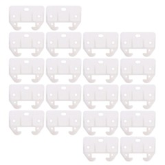 20pcs Plastic Drawer Guides Drawer Track Guides Track Replacements Track Guides