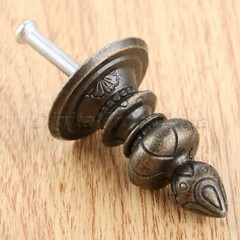 Stylish Tower Shape Jewelry Box Drawer Pull Handle Wardrobe Cabinet Knob 39*27mm