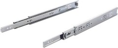 Full Extension Drawer Slides 14 Inch 1 Pairs Side Mount Metal Ball Bearing Drawe