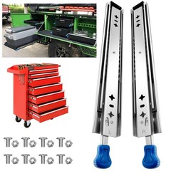 Heavy Duty Locking Drawer Slides 30 Inch, Full Extension Drawer Slides with L…