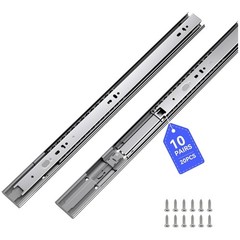 10 Sets Side Mount Kitchen Cabinet Rails – 12″ Drawer Slides