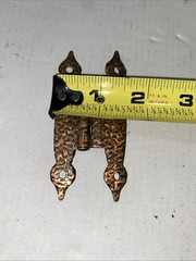 (4) Amerock Hinge Hammered Antique Copper Finish Hinge Offset Vintage – Lot of 4
