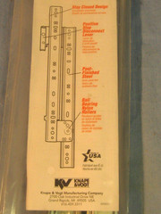 Knape & Vogt KV 1300 Drawer Slide 16″ Inch Side Mount 75 lbs NEW 1 Set