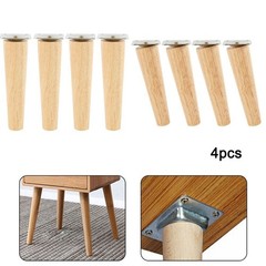 4PCS Sofa Leg Wooden Table Cabinet Leg A Perfect Leg Set For A Modern Home
