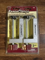Milescraft 4009 Fence Clamps – 2 pack Universal Silver