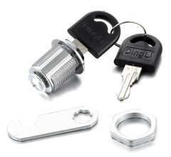 2/4/6PCS 20mm Tool Box Desk Drawer Cabinet Cylinder RV Tubular Cam Locks + Keys