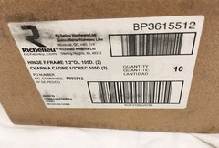 Box 10 Richelieu 4-1/2″ X 2-1/2″ Hinge Frame Nickel Plated Self-Closing Cabinet