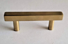 10 Brushed Brass Probrico Cabinet Pulls 2.5″ (64mm) Hole Centers 3-19/20″ length