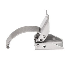 2Pcs 1.83-inch 304 Stainless Steel Draw Toggle Latch with Spring steel Hook