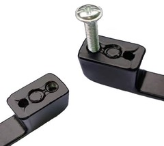 Black Matte 5 Inch Hole Center Cabinet Drawer Hardware Pulls MH0128B 4 PCS