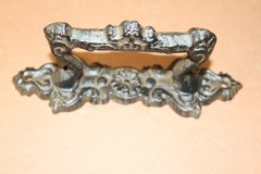 2-Large Victorian Style Gate Pull,Handle,Kitchen And Bath Decor,Gift,HW-07