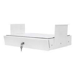 18*14*6.9inch Drawer Storage Organizer With Lock, Iron Pull-out Drawer
