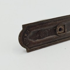 Vintage KBC Keller Brass Co Key w/ Back Plate Brass Door Drawer Pulls – Lot of 6