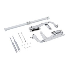 2pcs Cabinet Door Hinges Folding Lift Up Top Vertical Swing Furniture Hardware