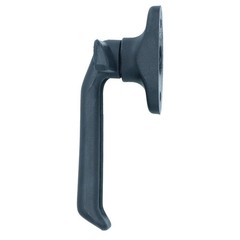Left Hand Window Handle Lever Catch Black Polypropylene Locker Latch