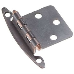 Hickory Hardware P139-VB Partial Overlay Traditional Cabinet Door Hinge 2 Pack