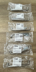 (LOT x6) Amerock BP53803G10 Kane 6-5/16″ Center Arch Cabinet Pull – Satin Nickel