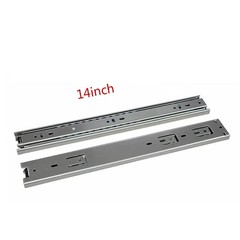 1 Pairs 14″-22″ Soft-Close Drawer Slides Ball Bearing Full Extension