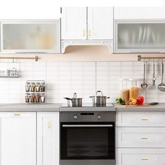 Redunest Cabinet Pulls Single Hole Mount(No Centers), Gold