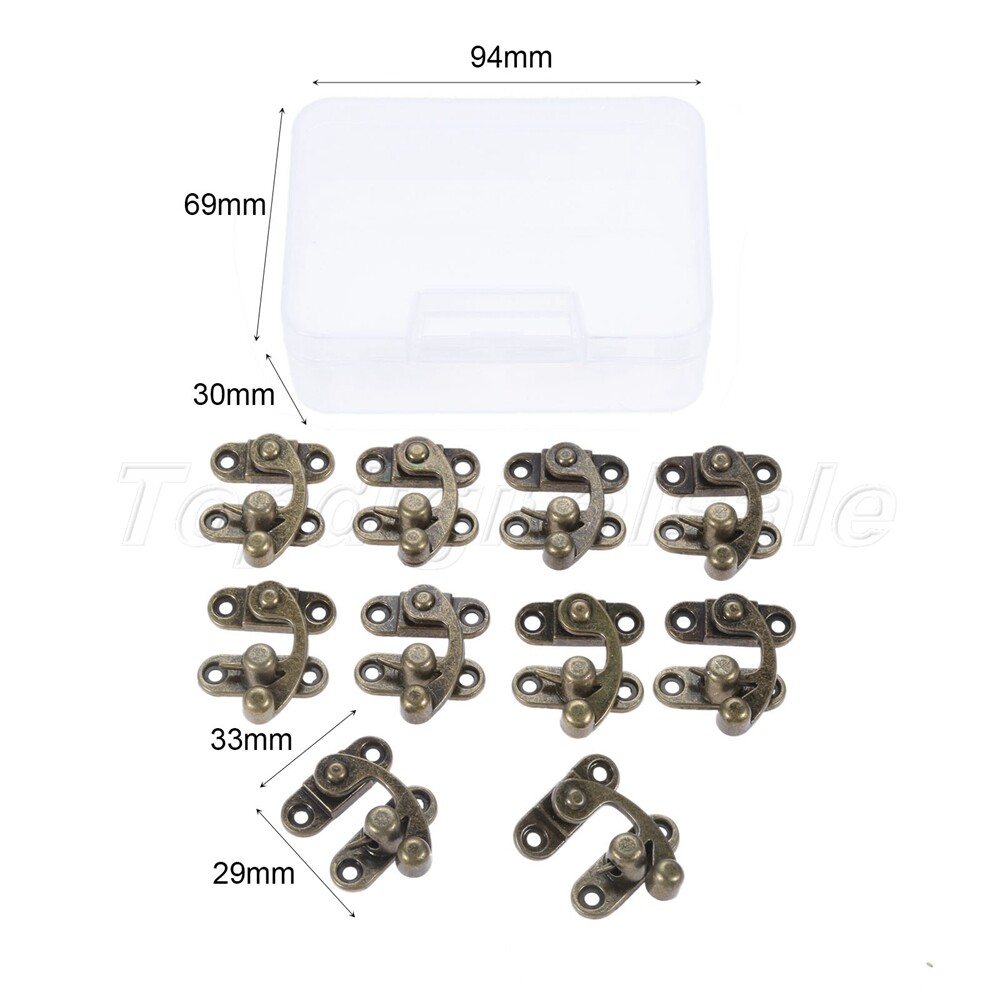 Multi Specification Retro Box Latch Hasp Jewelry Suitcase Drawer Latch Hook Lock