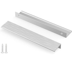 10 Pack Cabinet Handles 10″ Brushed Satin Nickel Drawer Pulls 256mm Aluminum