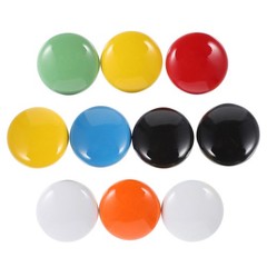 10pcs Retro Handle Practical Cabinet Pull Handle Random Color Door Handle