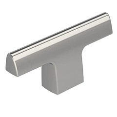 Cabinet Knob Polished Chrome 2-1/2 Inch Riva Series Drawer Pull 1 Pack