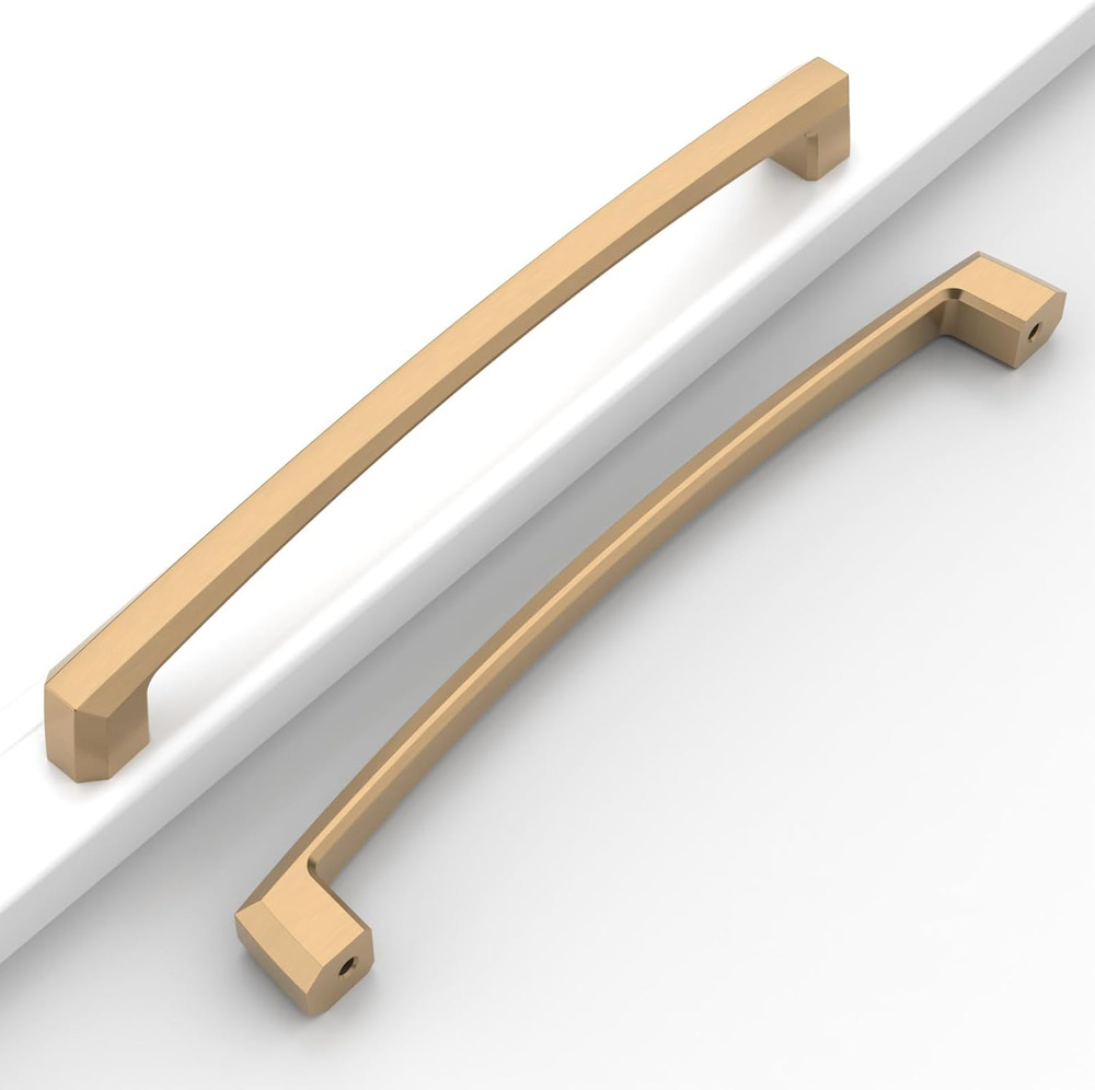 10 Pack 9″ Champagne Bronze Cabinet Pulls for Kitchen & Bathroom Drawer Hardware
