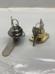 Lot 2 Cabinet Drawer Desk Cam Locks With Keys File Cabinet Furniture Lock