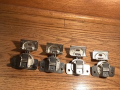 Lot of 4 AMEROCK 2010-33 Hinge with 1-1/4″+ Overlay plate.