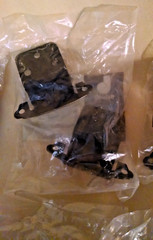 CABINET HINGES NEW BELWITH P243-VP 7B5 BLACK SET 16 3/8 INSET 2 1/8 SELF CLOSE.