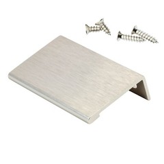 2 Pack Rok 1-31/32″ Finger Edge Pull Stainless Steel Door Drawer Cabinet Handle