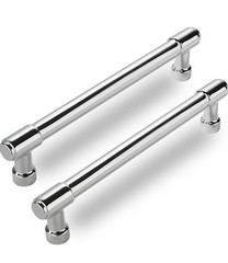 CABDM 10 Pack Polished Chrome Cabinet Pulls,5 Inch(128mm) Hole Centers Open Box