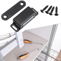 Magnetic Door Stopper With Black Finish Long Lasting Durability