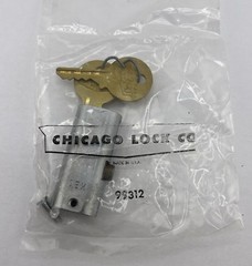 Chicago File Cabinet Lock Cylinder 5001-50 Keyed Alike 1X20 Vintage USA Made NOS